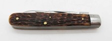 A4) VINTAGE ROBESON 622026 2-BLADE FOLDING KNIFE JIGGED BONE HANDLE picture