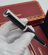 Cartier Santos Palladium Finish Rollerball Pen New in Box Luxury Writing Gift picture