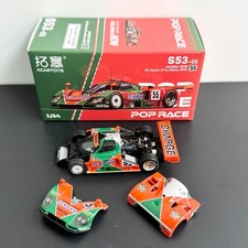Xcartoys x Pop Race 1:64 787B 1991 Le Mans orange green Diecast Model Car picture
