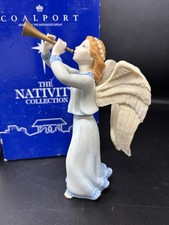 Vintage Coalport Nativity Collection Angel with A Trumpet In Its box picture