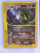 Tyranitar 40/147 Aquapolis Reverse Holo Rare Heavily Played WOTC 2002 picture