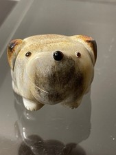 RARE Zuni Artist Ray Tsalate hand carved dog fetish - Signed picture