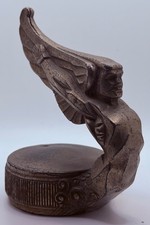 1928 Essex Icarus Winged Man Radiator Cap Hood Ornament Mascot Hudson picture