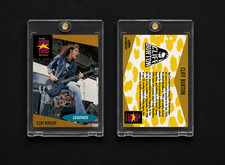 Cliff Burton Metallica 1991 ProSet Super Stars Legends Fan Art Trading Card picture