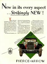 1928 Pierce Arrow Series 81 with drum headlights Original ad from Theatre. Rare picture