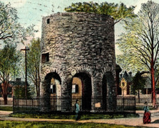 Vintage Postcard 1910 Old Stone Mill Newport RI picture