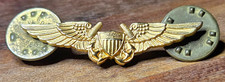 VTG 1968 Vietnam Era US. Navy Naval Flight Officer Badge (NFO wings) 10K GF picture
