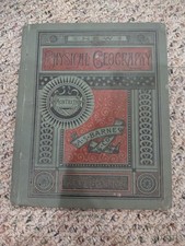 VINTAGE Textbook Physical Geography James Monteith 1885 picture
