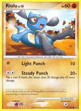 Pokemon Platinum Riolu #91/127 English MP picture