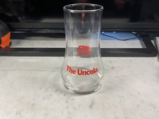 7UP Upside Down Glass The Uncola Coca Cola 7-Up 1970s Vintage Glass 16oz 6”Tall picture