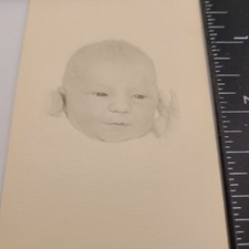 Photo Baby Girl Portrait 1940s Vintage picture
