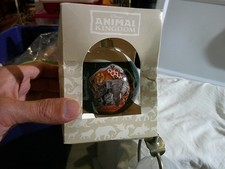 Vintage 1998 Disney Animal Kingdom Christmas Ball Ornament (Original Box) picture