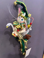 Vintage Handmade 1991 Pamela Amundson Christmas Rabbit Swan #6/200 Signed. PA08 picture