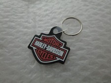 Harley Davidson Bar and Shield Key Chain WIEBLERS HARLEY DAVIDSON DAVENPORT IOWA picture