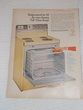 1965 FRIGIDAIRE PULL'n CLEAN RANGE  Large Format Full Page Color Print Ad picture
