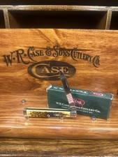 Case XX USA 2001 Vintage Amber Bone Doctors Knife 6185 SS Rare New Mint Box 🚨 picture