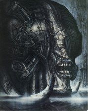 H.R. Giger Alien Artwork Vintage Magazine Print 1979 Sci-Fi Xenomorph picture