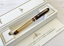 Pilot Custom 74 Fountain Pen 14K F Brown Skeleton 2024 Shareholder Limited picture