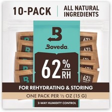 Boveda 62% Humidity Control Packs, Size 4, 10-Pack – Protects Up to ½ oz picture