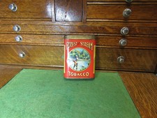 Antique Forest & Stream Tobacco Vertical Pocket Tin Fly Fisherman Canada  Nice  picture