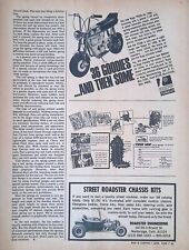 Rupp TT500 Mini Bike Advertising Print Ad Rod & Custom Magazine June 1968 picture