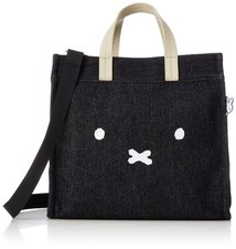 Miffy Face 2Way Tote Shoulder Bag Black HAPITAS 6033 7L Dick Bruna New picture