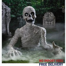 Out of Ground Reaching Mummy – Realistic Halloween Yard Decoration Prop 43