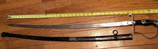 Vintage Original German WW1 Artillery Officer Sword / Saber & Scabbard  picture
