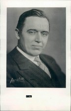 1933 Press Photo South Bend IN DG Roos Studebaker Corp Chief Engineer picture