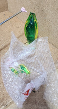 DEFECTIVE Vintage Murano Seguso Dalla Venezia Sommerso Glass Goose Bird G3D picture