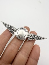 Vintage Ultralight Pilot Pin Badge Brooch Sterling Silver picture