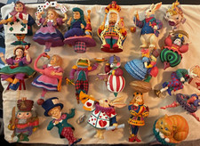 Dept. 56 Disney Alice in Wonderland Figurines 19 Pieces total a few are broken picture