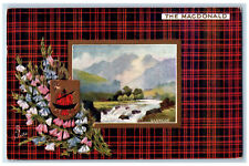 1907 The Macdonald Glencoe Scottish Clans Oilette Tuck Art Posted Postcard picture