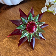 Rare Double Row Vintage Christmas Matchless Wonder Star picture