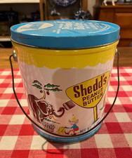 Vintage 1950s Shedd's Peanut Butter Tin picture