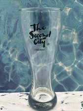 The Second City Comedy Club of Chicago 8.5-inch tall Beer Pilsner Glass picture