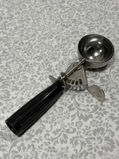Vintage Halco Ice Cream Scooper 18-8 Model 31 Stainless Steel Thumb Press picture