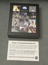 Apollo 11 Command Module Foil W/ Certificate of Authenticity Space NASA Universe picture