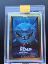 2025 Topps Pixar Gold Finding Nemo WALL ART Case Hit SSP /100 Silver #WA-5 picture
