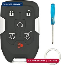 Smart Replacement Key Fob Cover fit for 2014-2020 GMC Yukon Chevy Suburban Tahoe picture