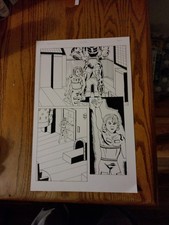 Original Artwork Compu-M.E.C.H. Page 25 Issue #28 By Theodore Riddle picture