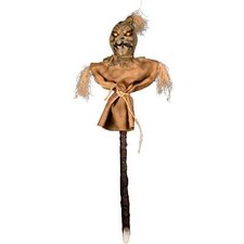 Ghoulish Productions Scarecrow Yard Staff Halloween Creepy Home Decor picture
