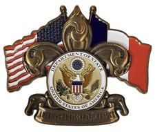 US State Department US Embassy Paris France Commemorative Challenge Coin. 187 picture