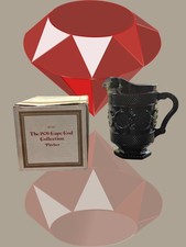 AVON CAPE COD COLLECTION 1876 Ruby Red Glass Pitcher 8