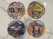 4 complete Great Salt Lake Council 2017 National Jamboree Patch Sets 24 patches picture