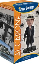 AL CAPONE GANGSTER MAFIA ROYAL BOBBLES BOBBLEHEAD CHRISTMAS MAN CAVE GIFT picture