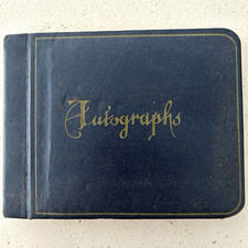 Vintage Autographs from early 1950’s Brooklyn Dodgers and entertainers picture