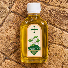 Blessed Jasmine Anointing Oil 250ml Jerusalem Holy Land Christian Prayer Oil picture
