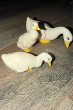 Vintage 1986 Duck Family Figurine Set of 3 picture