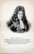 Undivided Back Postcard France Grand Dauphin Louis Portrait picture
